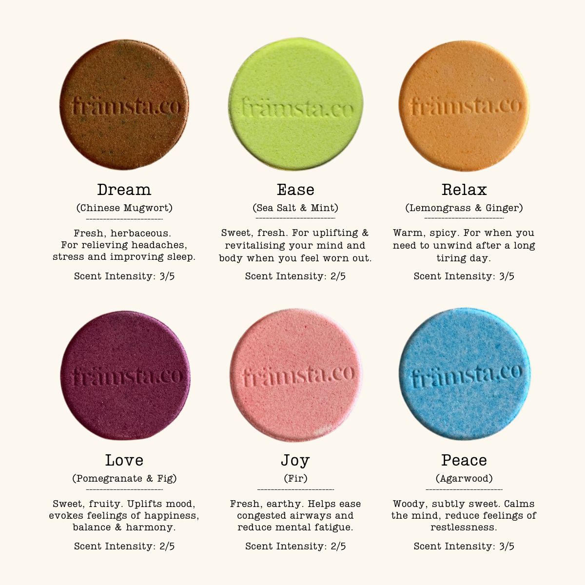 Shower Steamers: Pack of 6