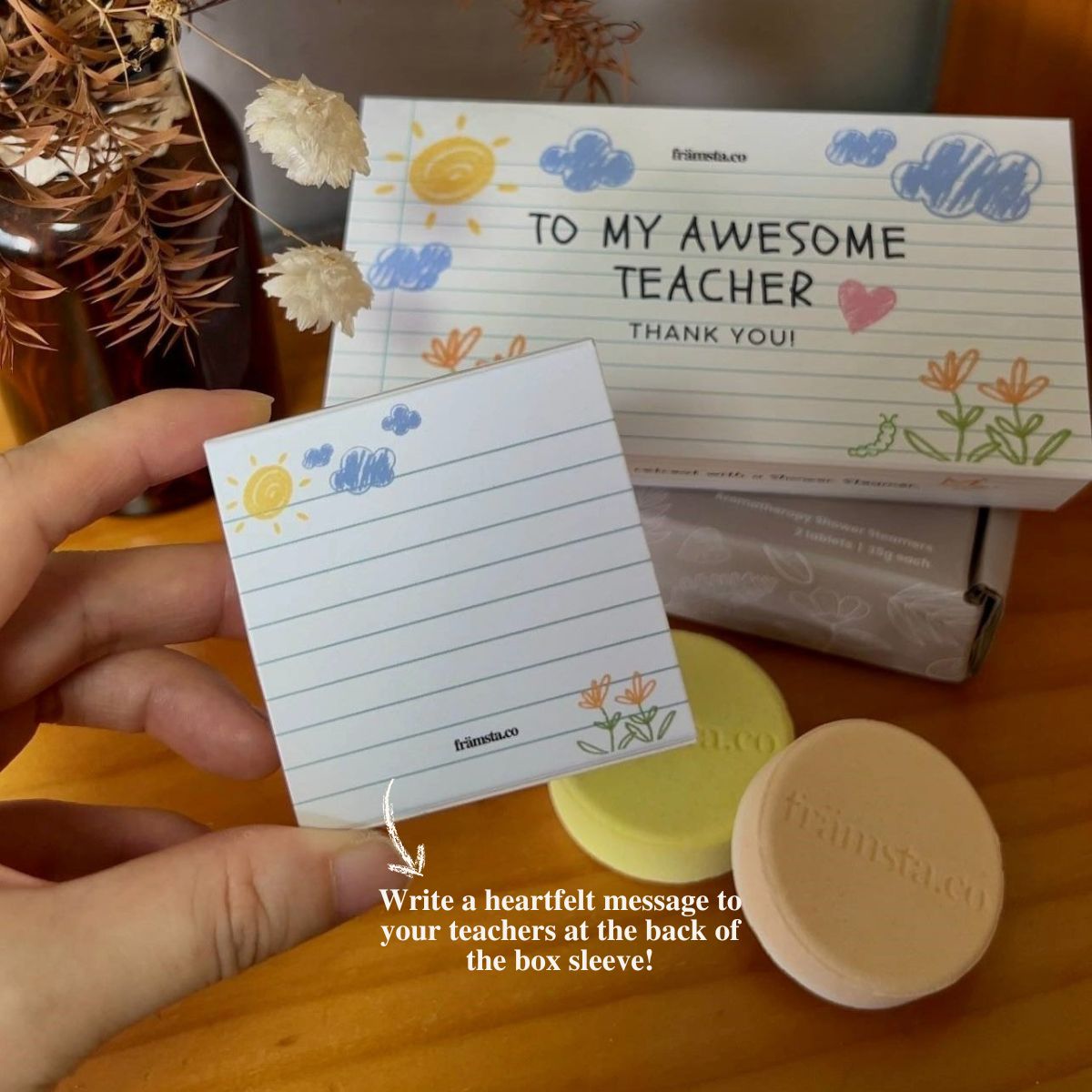 Teacher's Day: Shower Steamers