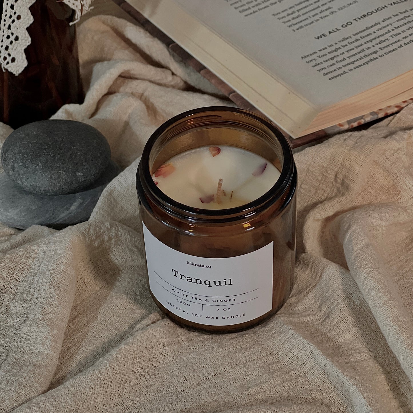 TRANQUIL Candle: White Tea & Ginger