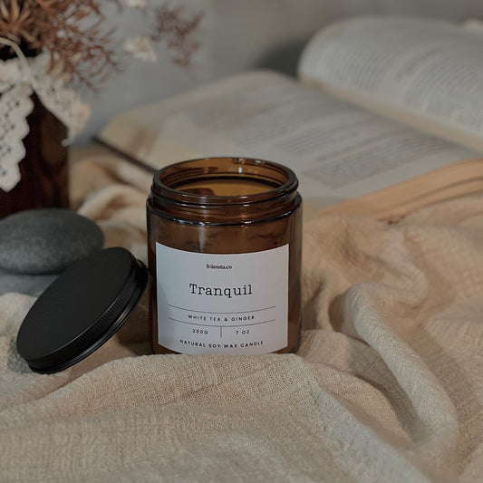 TRANQUIL Candle: White Tea & Ginger