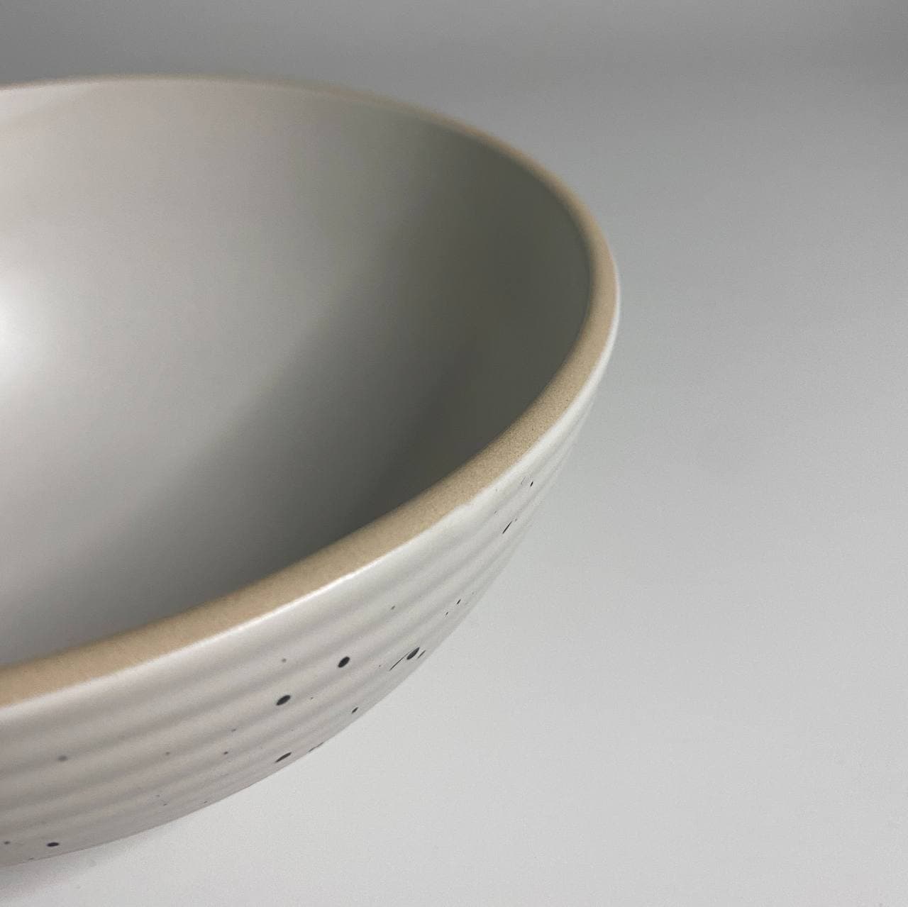 Japanese Speckled Ceramic - 6 inch Soup Bowl