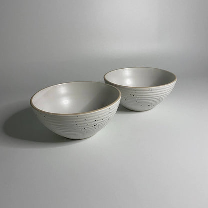 Japanese Speckled Ceramic - 6 inch Soup Bowl