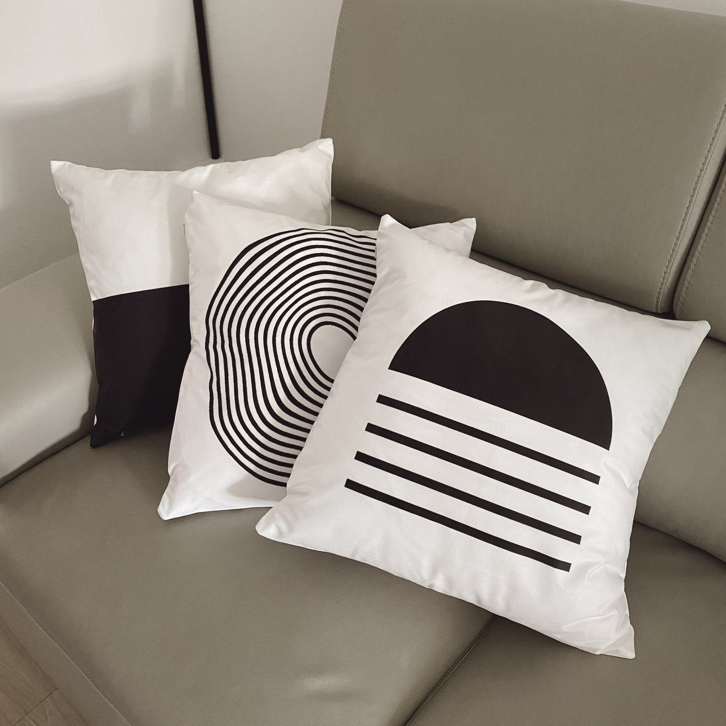 Thumbprint Microfiber Cushion Cover