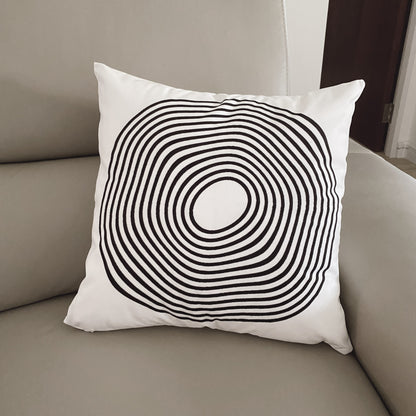 Thumbprint Microfiber Cushion Cover