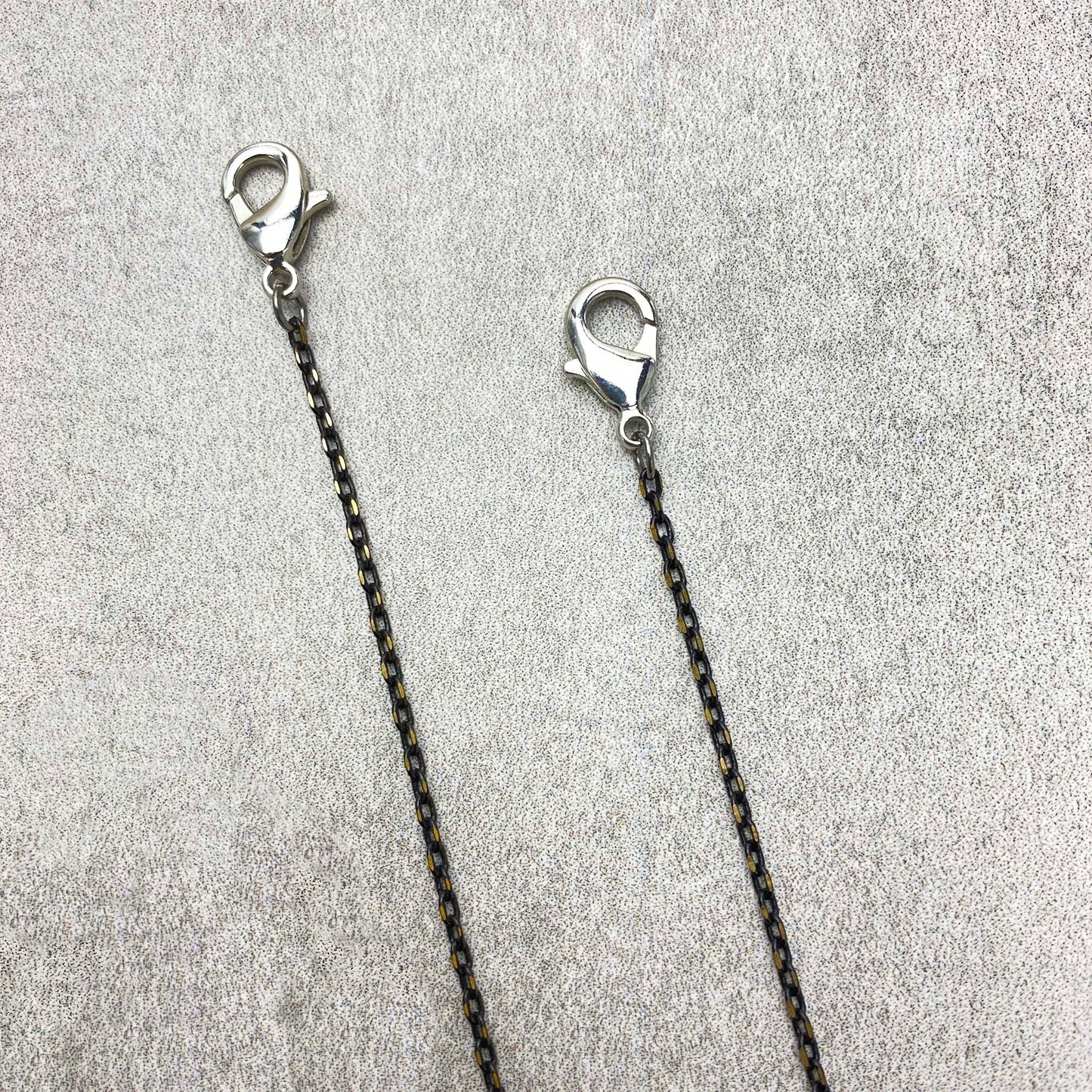 Mask Chain - Minimalist Black Chain